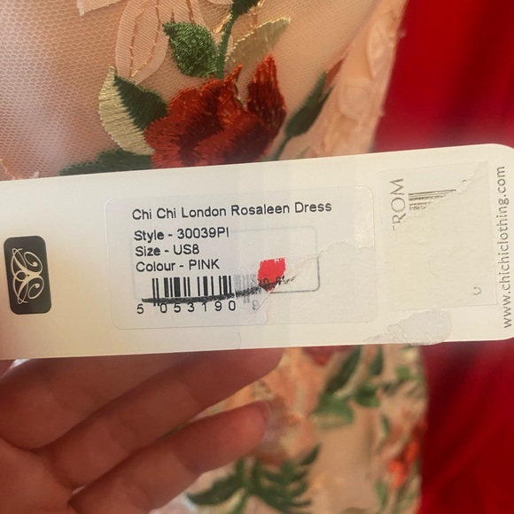 NWT ASOS CHI CHI LONDON ROSALEEN DRESS SIZE 8 - Picture 6 of 10